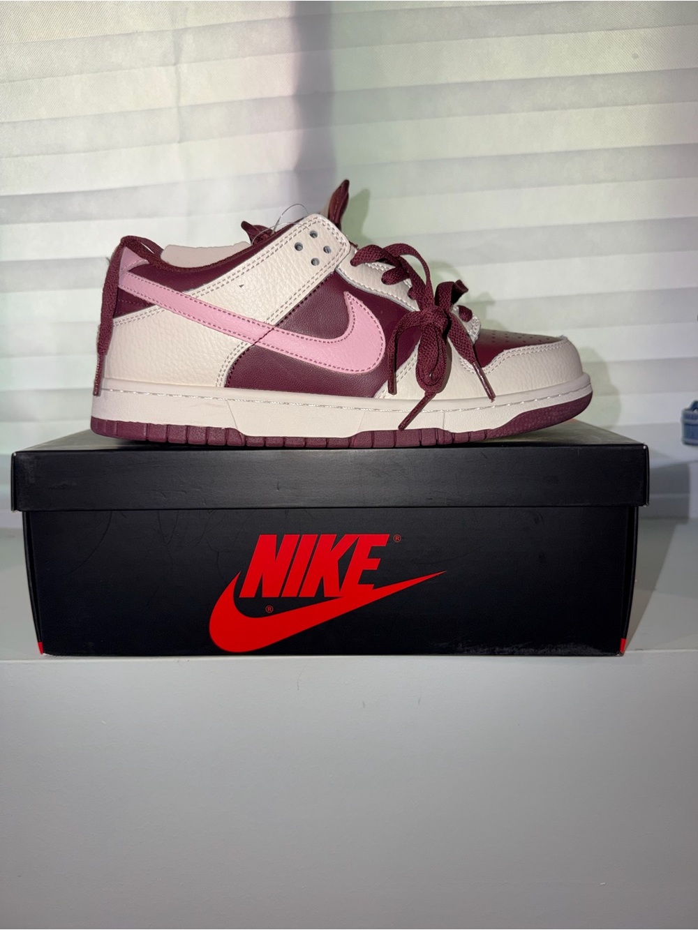 Nike Dunk Low Next Nature “Burgundy Crush / Pink Foam” Women’s Size 8